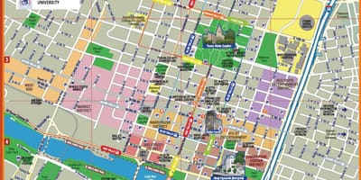 Street map Austin Tx